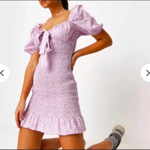 Missguided | Milk Maid Summer mini dress - Picture 1 of 4